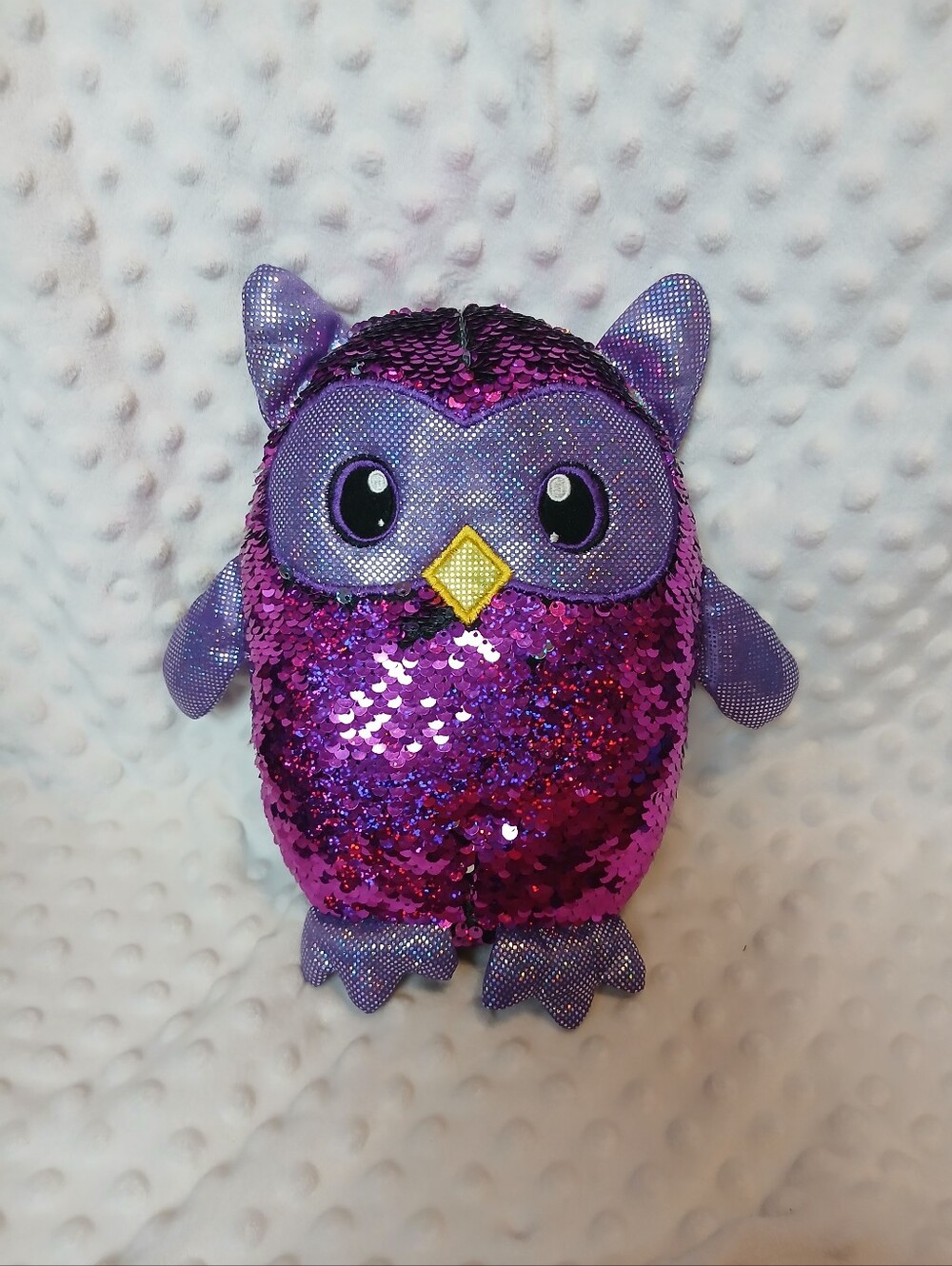 2/$15 Sequin Plush Owl Stuffed Toy Kids Girls Sparkle